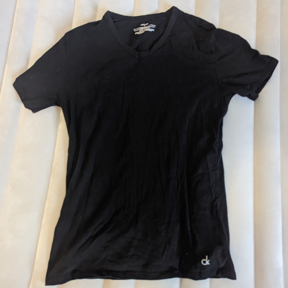 Calvin Klein Men's Black Short Sleeve Tee